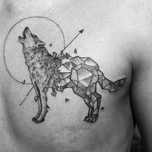 Tatuaje de lobo: ¡90 ideas y significados geniales!