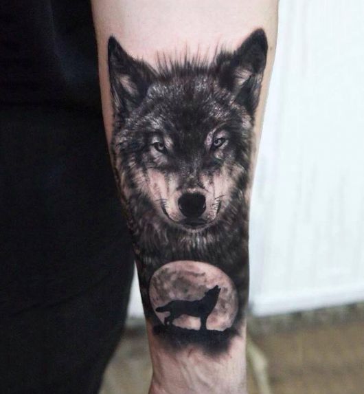 Tatuaje de lobo: ¡90 ideas y significados geniales!