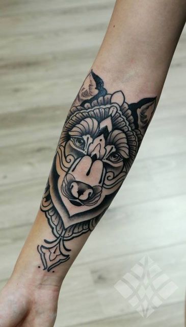 Tatuaje de lobo: ¡90 ideas y significados geniales!