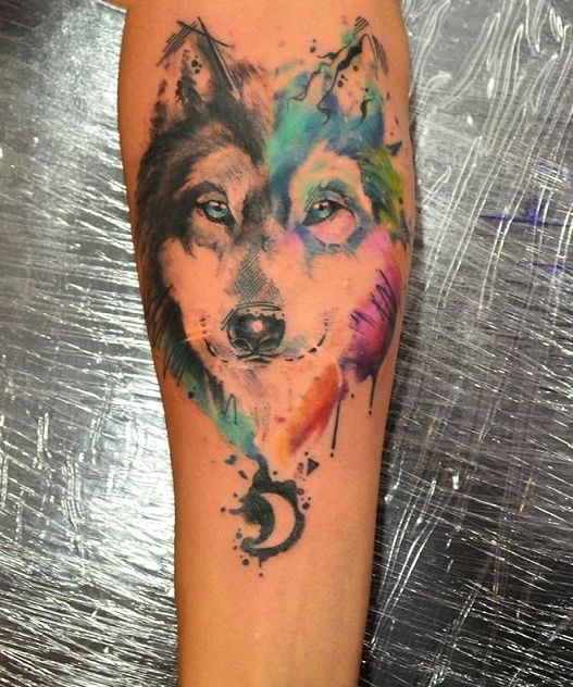 Tatuaje de lobo: ¡90 ideas y significados geniales!