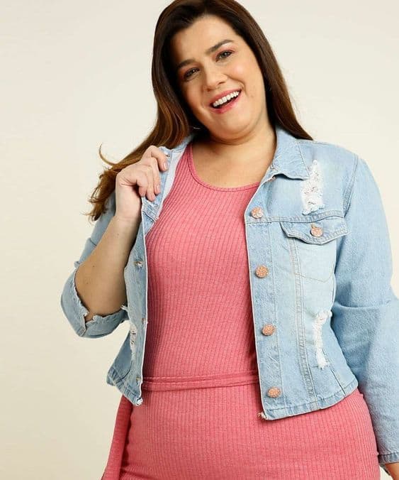 Plus Size Jeans Jacket: +50 Wonderful Looks Tips!