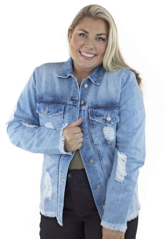 Plus Size Jeans Jacket: +50 Wonderful Looks Tips!