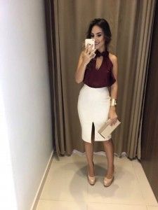 Pencil Skirt with Slit: 37 Wearable References No Mistake!