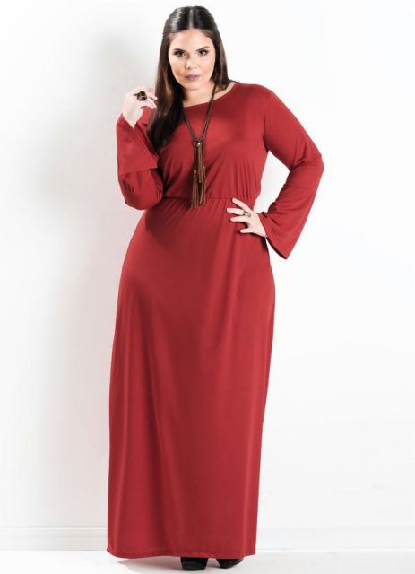 Plus size long dress: how to wear it with 50 amazing models and tips!