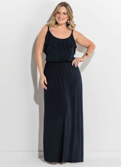 Plus size long dress: how to wear it with 50 amazing models and tips!