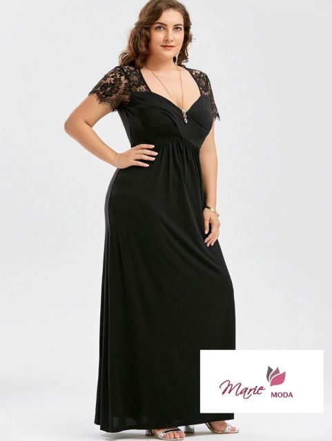 Plus size long dress: how to wear it with 50 amazing models and tips!