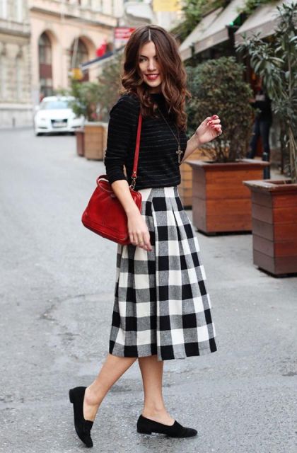 Chess Skirt: How to wear it? More than 80 models and beautiful looks!
