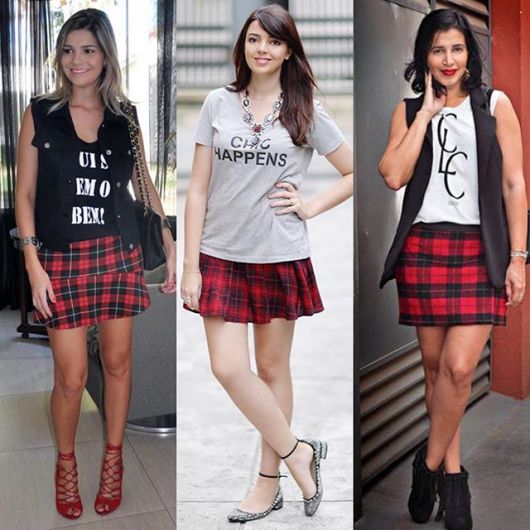 Chess Skirt: How to wear it? More than 80 models and beautiful looks!