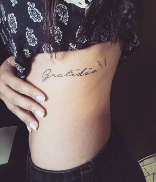 Gratitude Tattoo – 55 beautiful tattoos with inspiring fonts!