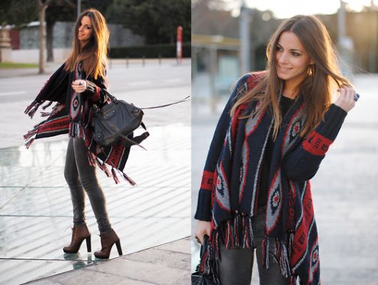 Poncho da donna – 53 look e modelli molto eleganti e dove acquistare!