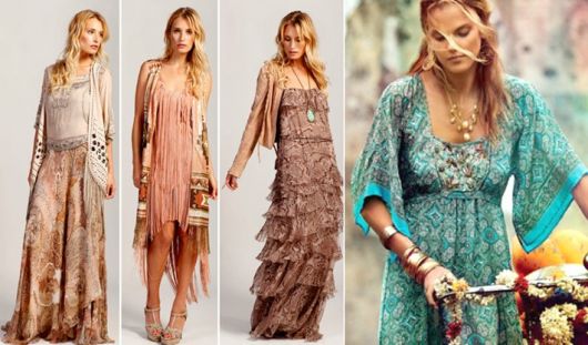 Women's Hippie Fashion: Get inspired by models and beautiful looks