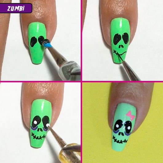 Ongles d'Halloween – 75 inspirations créatives pour Halloween !