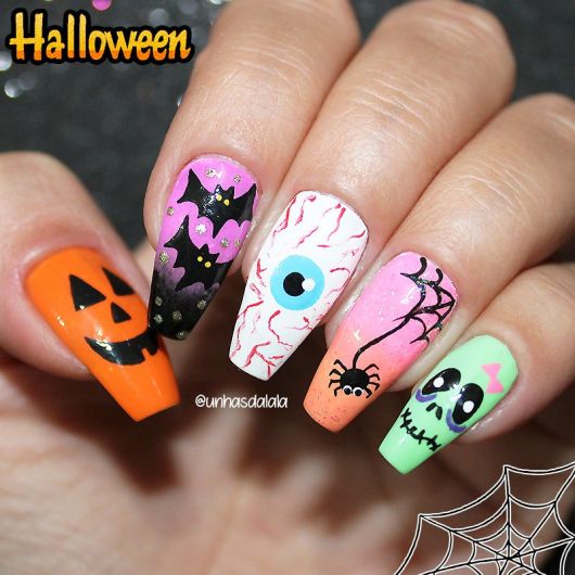 Ongles d'Halloween – 75 inspirations créatives pour Halloween !