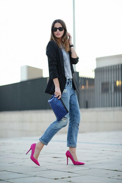 PINK SHOES: Gorgeous models and outfit ideas!