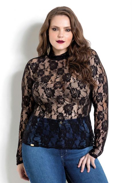 Blusa de talla grande: ¡55 modelos absurdamente hermosos para chicas gordas!