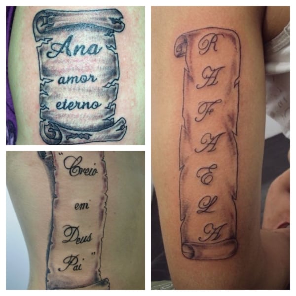 Tatuaggio Pergamena ➞ +45 INCREDIBILI idee per tatuaggi!