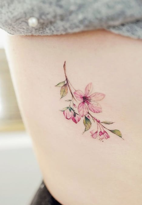 Cherry Blossom Tattoo – 42 beautiful tattoos to be inspired by!