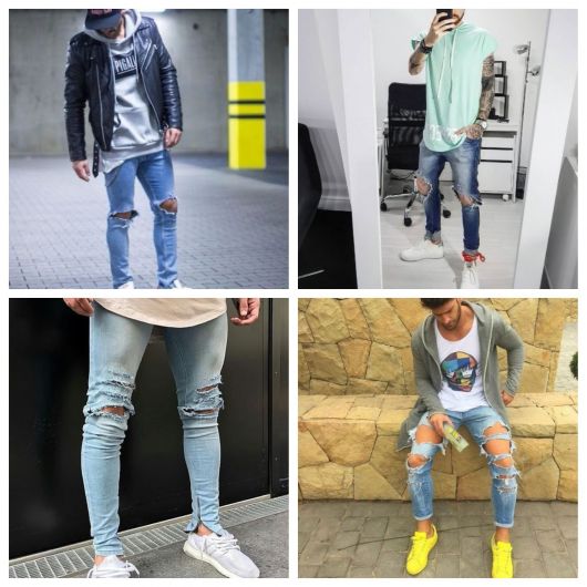 Pantalons détruits pour hommes - Les 80 plus grands looks de tous les temps !