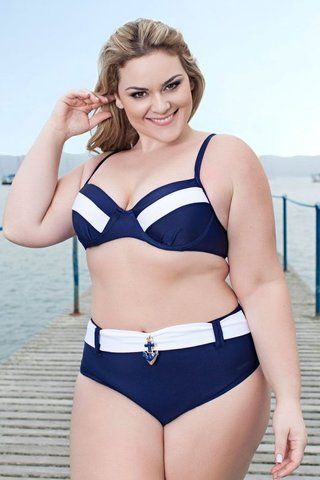 Bikini para gorditas: ¡40 modelos que favorecen la silueta!