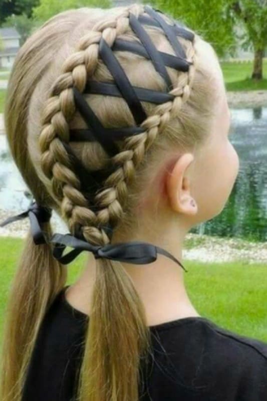 Trenza con cinta: ¡30 hermosas inspiraciones y paso a paso!