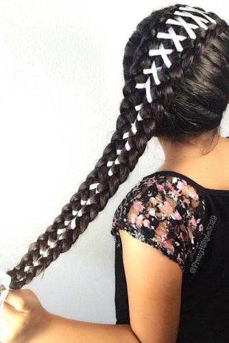 Braid with Ribbon – 30 Beautiful Inspirations & Step by Step!