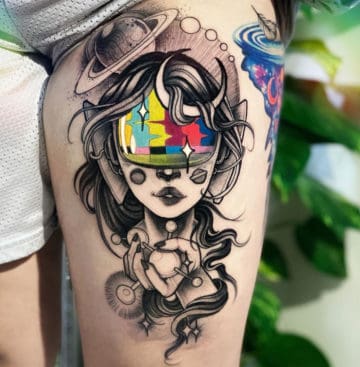 ¡+50 tatuajes psicodélicos asombrosos! – Inspiraciones 2022