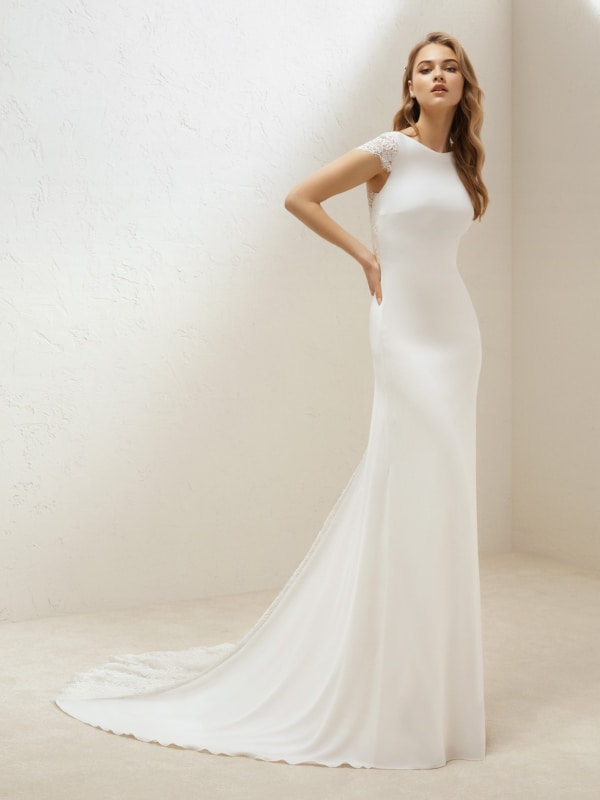 Simple wedding dress – 75 beautiful and romantic models!