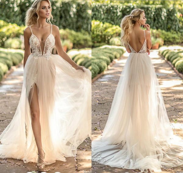 Simple wedding dress – 75 beautiful and romantic models!