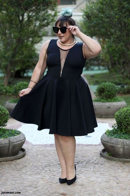 Plus size short dress: 54 models perfect for all occasions!