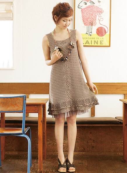 KNITTING DRESS: 55 elegant short and long models!