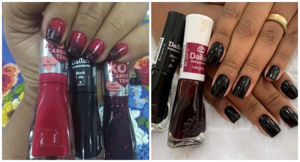 Vernis à ongles noir : +71 ongles parfaits et comment l'appliquer !【2022】