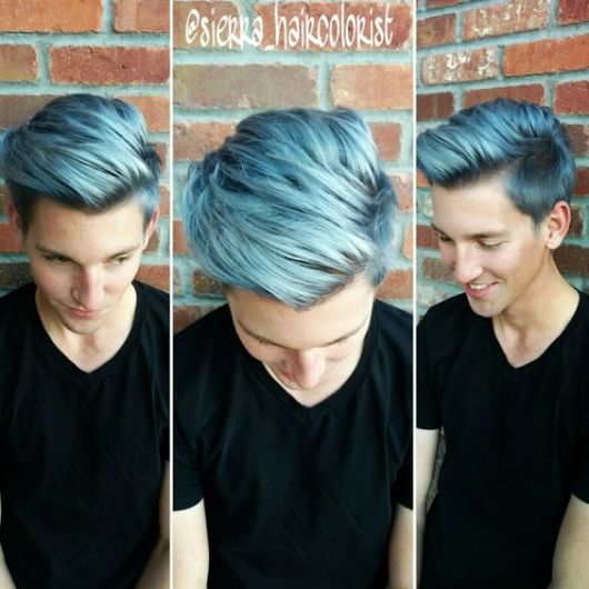 ¡30 modelos de cabello azul extremadamente elegantes para inspirar a los hombres!