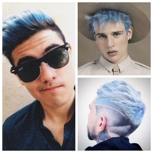 ¡30 modelos de cabello azul extremadamente elegantes para inspirar a los hombres!