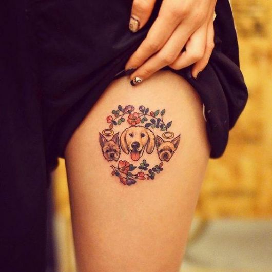 71 bellissime idee per tatuaggi sulla coscia femminile e cure principali!