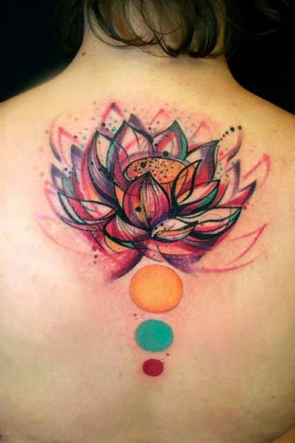Tatouage de fleur de lotus - Quelle est sa signification et 58 idées passionnées !
