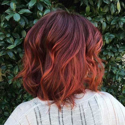 Red Ombré Hair : Meilleures nuances, soins et plus de 40 photos