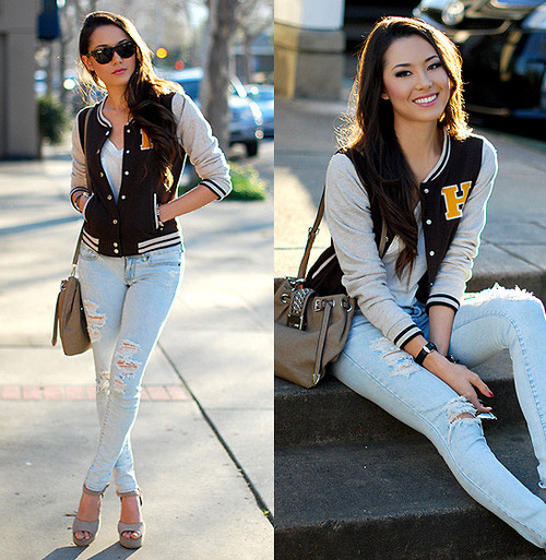 College Jacket: ¡50 looks fantásticos y muchos modelos increíbles!