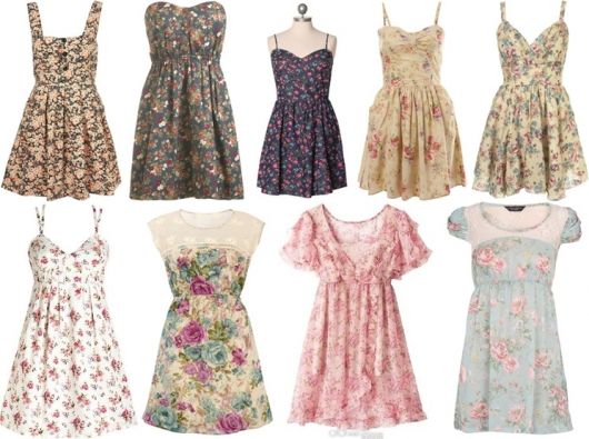 FLORAL DRESSES: 45 models and tips to wear them!