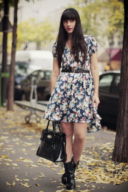 FLORAL DRESSES: 45 models and tips to wear them!