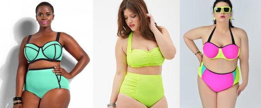 Neon/Fluorescent Bikini: Beautiful models for you to rock!