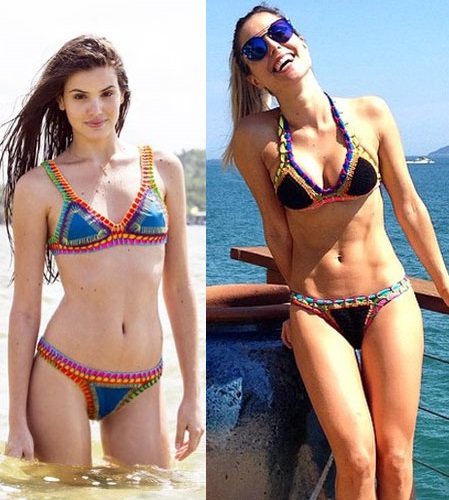 Neon/Fluorescent Bikini: Beautiful models for you to rock!