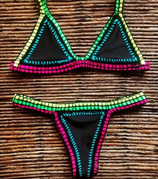 Neon/Fluorescent Bikini: Beautiful models for you to rock!