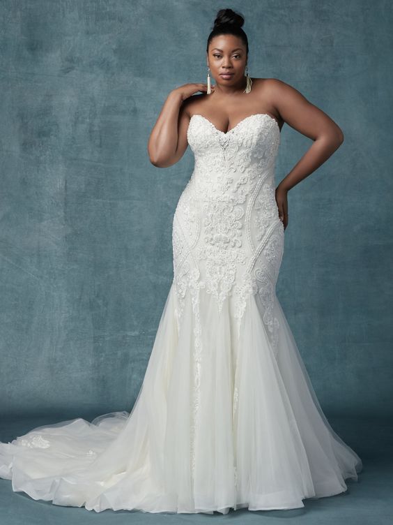 Strapless wedding dress – 54 WONDERFUL options!