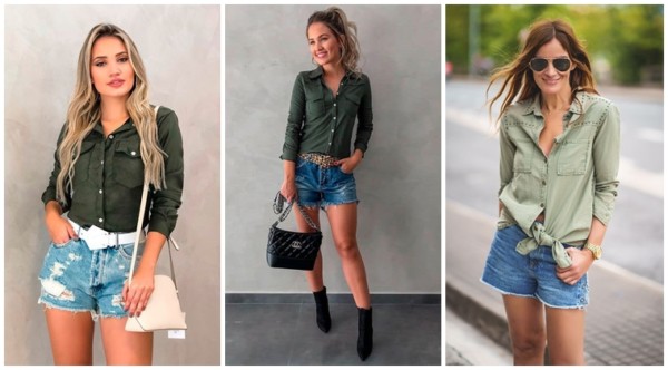 Camisa verde militar – ¡42 modelos y looks para enamorarte!
