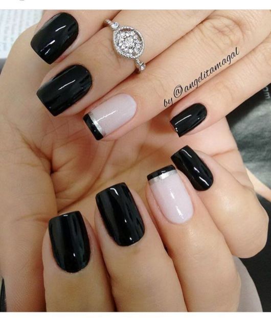 Uñas decoradas en negro: ¡las 78 decoraciones más increíbles de la historia!