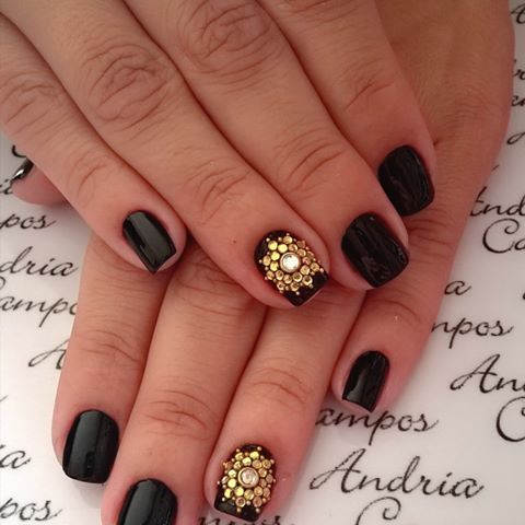 Black Decorated Nails – The 78 Most Incredible Decorations Ever!