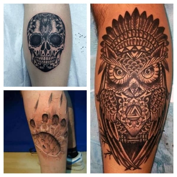 Tatuaje de pantorrilla masculina: ¡+75 ideas y tatuajes épicos!