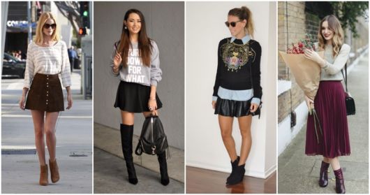 Skirt with Boots – How to Create Wonderful Looks With the 2 Pieces!