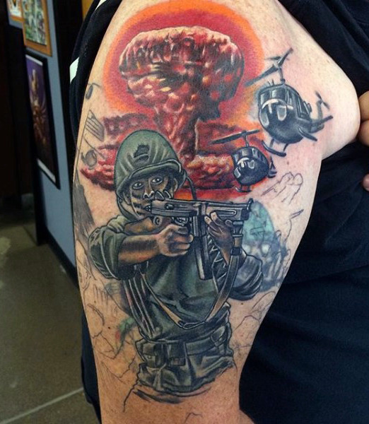 Tatouage militaire – 50 magnifiques tatouages ​​pour vous inspirer !