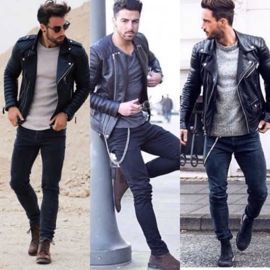 Chaqueta de cuero para hombre: Modelos, precio, cómo limpiar y 100 looks increíbles